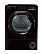 Hoover HLEC8LGB-80 Freestanding Condenser Tumble Dryer, Sensor Dry, 8 kg Load, Black (New)