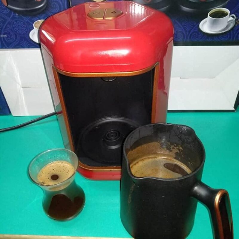 Automatic Turkish Coffee Maker & Grinder, Portable Electric Pot (New)