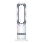 Dyson - Dyson AM09 Blade-less Hot or Cold Tower Fan White/Silver - 2 Year Warranty (New)