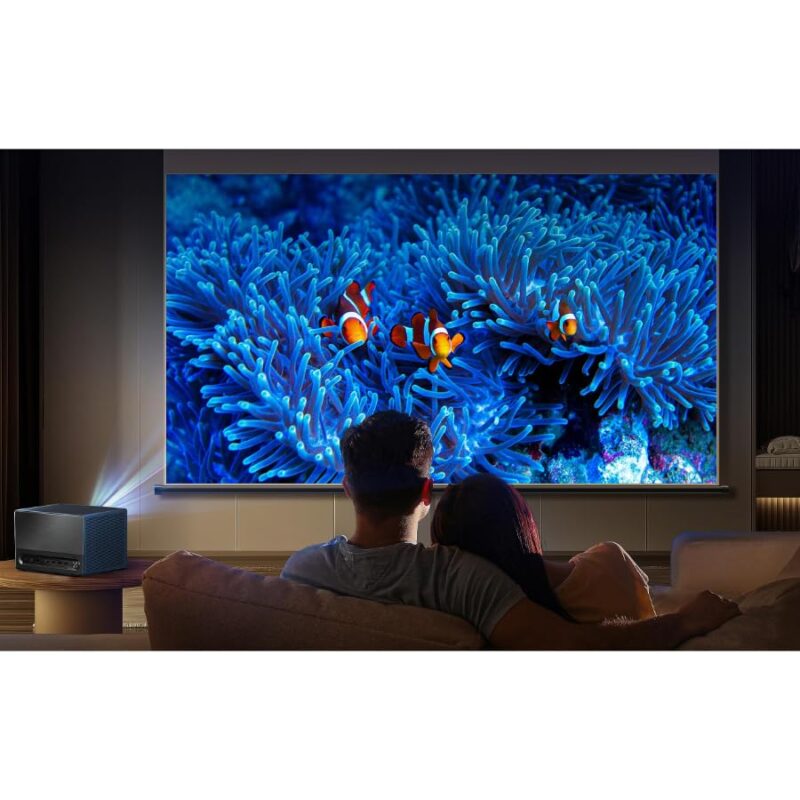 Hisense 4K Trichroma Laser Projector C1TUK, 65-300'', Dolby Atmos (New)