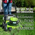 Greenworks 48V 21" Brushless Cordless Self-Propelled Lawn Mower, 2x 5.0Ah Batteries. (New)