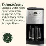 Cuisinart Bean-to-Cup Coffee Machine, 1.8L Carafe, 12 Cups, 24hr Timer (New)