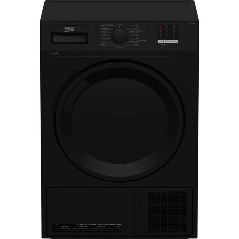 Beko 7kg Freestanding Condenser Tumble Dryer - Black (New)