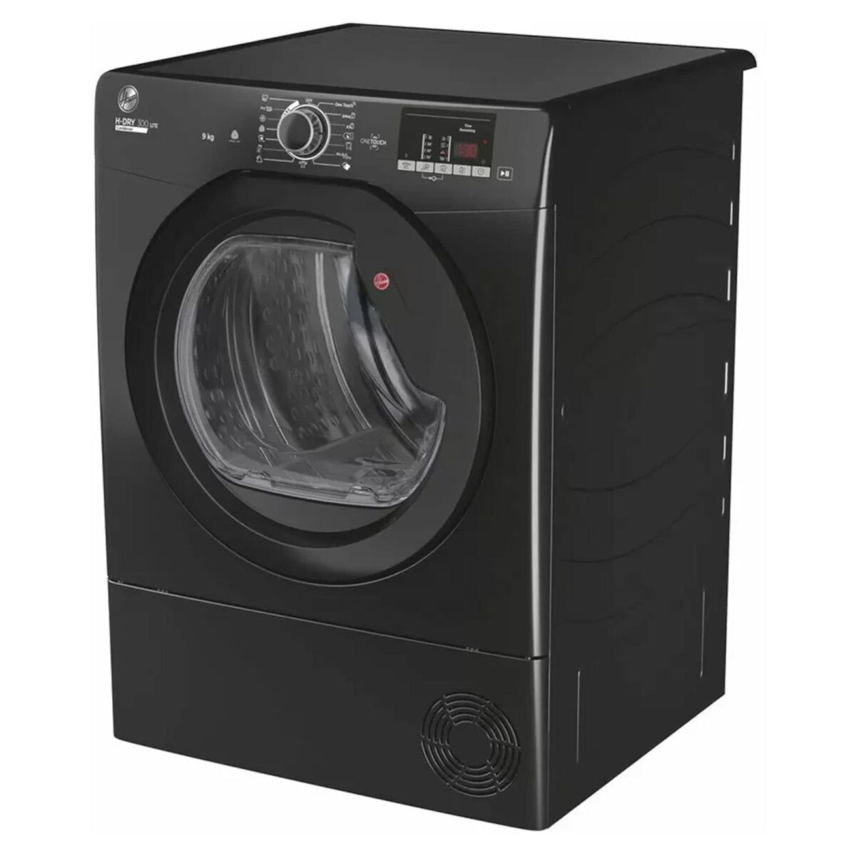 Hoover HLEC9DGB H-Dry 300 9kg Condenser Tumble Dryer, Black, Sensor dry, NFC (New)