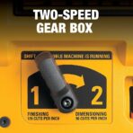 DEWALT Thickness Planer, Two Speed, 13-inch, 15 Amp, 20,000 RPM Motor (DW735X) (New)