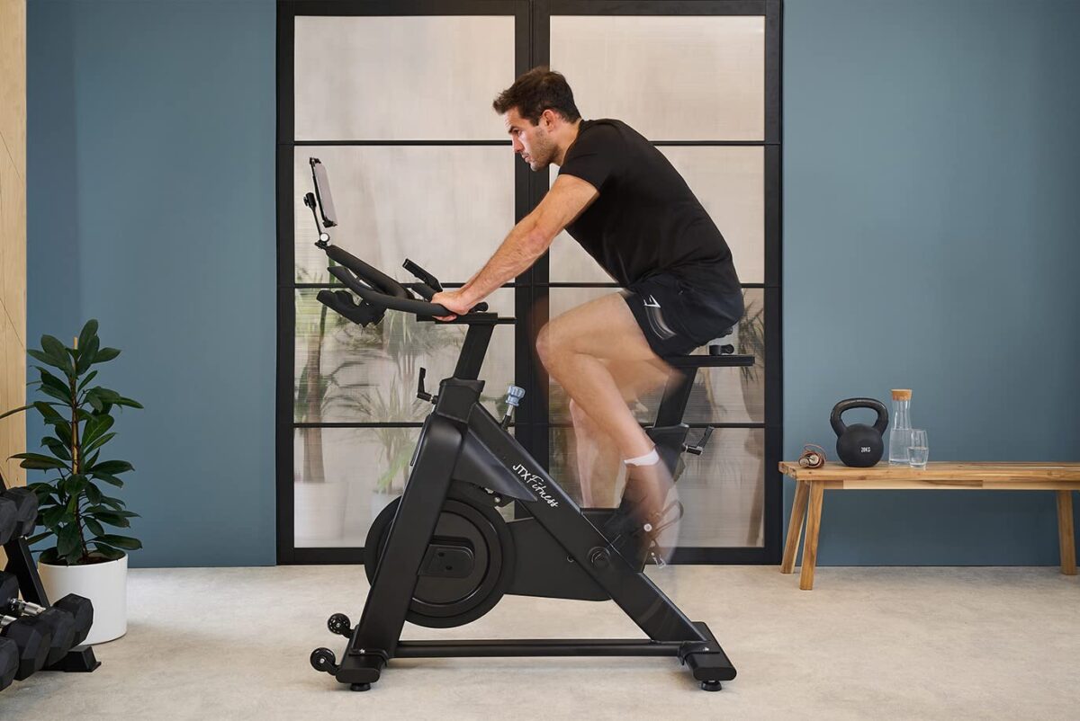 JTX Cyclo Studio V5: Bluetooth Exercise Bike, Magnetic Resistance, 135kg Capacity. (New)