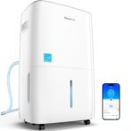 GoveeLife Smart Dehumidifier, 4,500 Sq.Ft, 50-109 Pint, WiFi, H7151. (New)