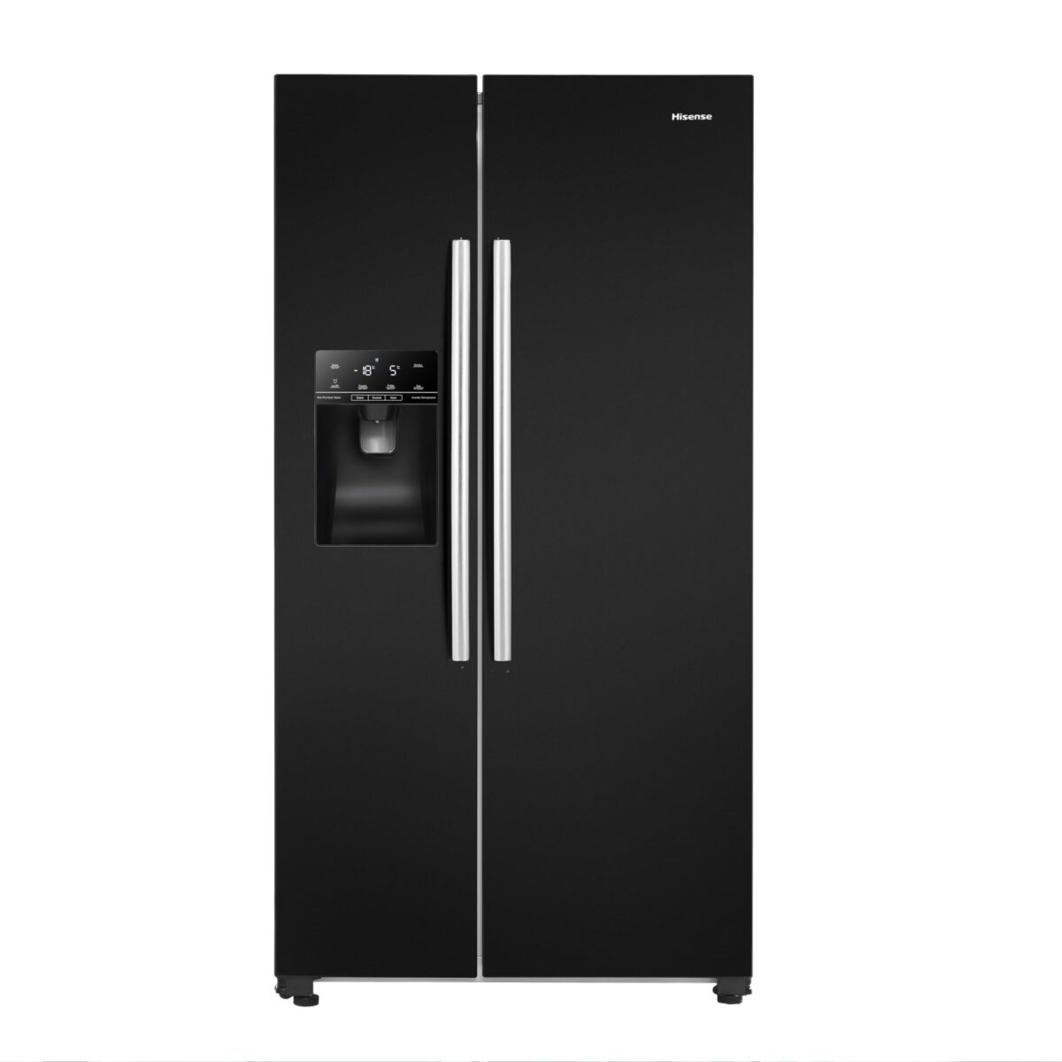 Hisense RS694N4IBF Side-by-Side Fridge Freezer, 562L, Black (New)