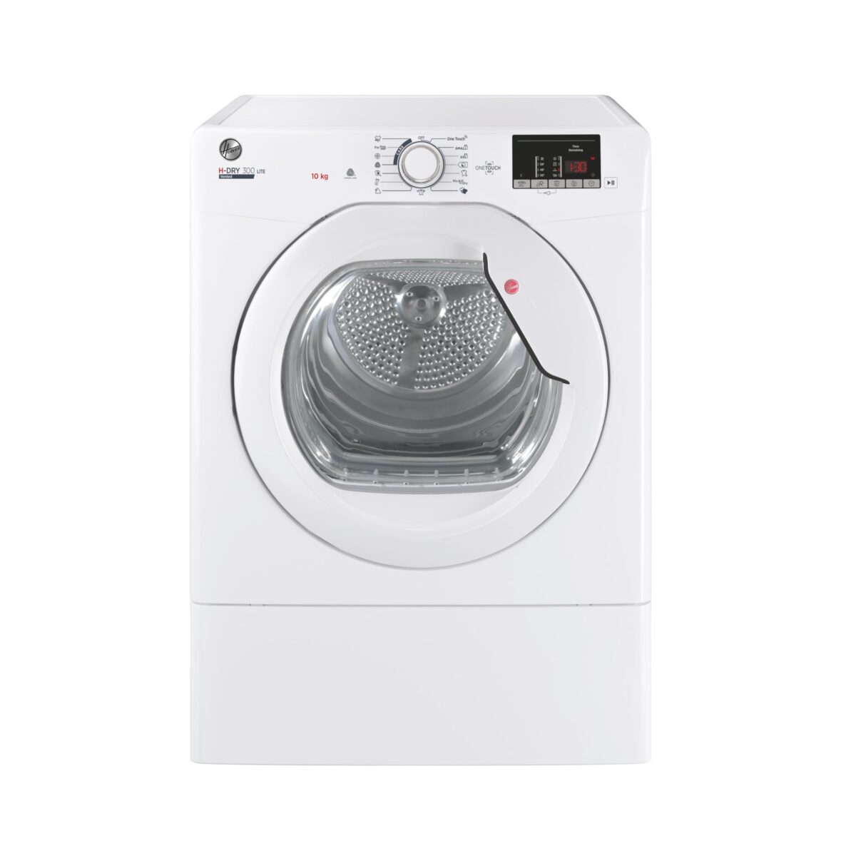 Hoover H-DRY 300 LITE HLE V10DG-80 10kg Load Vented Tumble Dryer - White - C Rated (New)