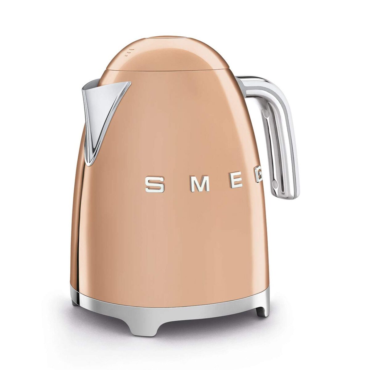 50’s Style Jug Kettle, Soft Opening, 360 Swivel Base, Anti-Slip Feet, 300W, 1.7L, Rose Gold (New)