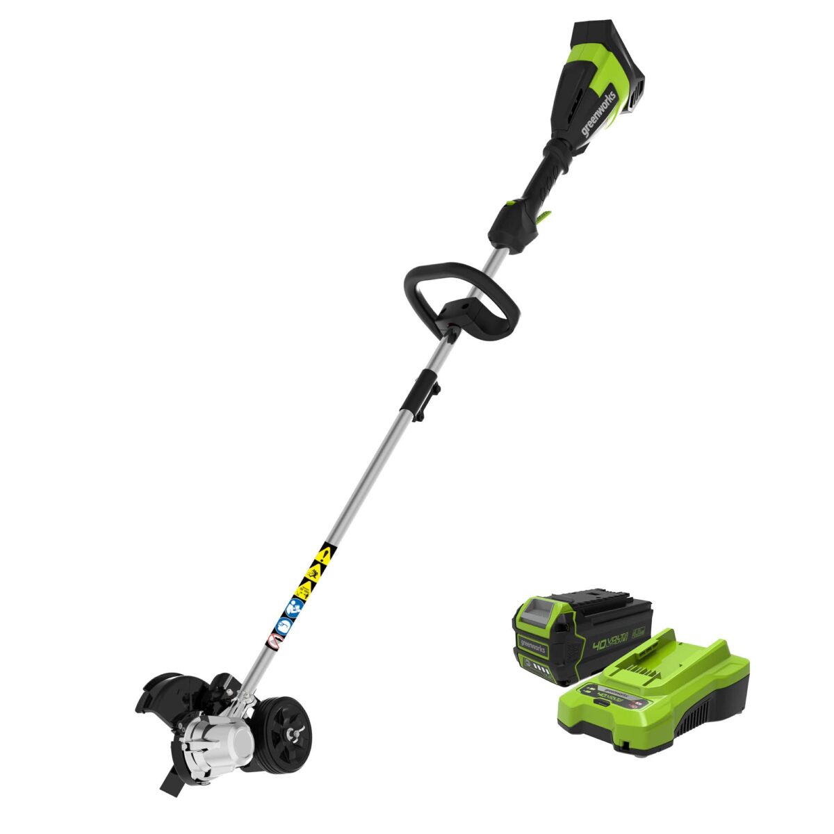 Greenworks 40V 8" Brushless Edger, 4.0Ah Battery and Charger Included (New)