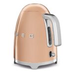 50’s Style Jug Kettle, Soft Opening, 360 Swivel Base, Anti-Slip Feet, 300W, 1.7L, Rose Gold (New)