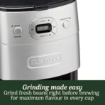 Cuisinart Bean-to-Cup Coffee Machine, 1.8L Carafe, 12 Cups, 24hr Timer (New)