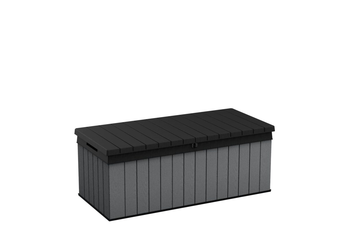 Keter Darwin 100-Gallon Deck Box: Storage for Patio, Cushions, Tools (New)