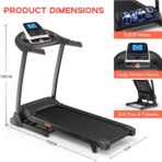 Folding Treadmill: 15% Incline, 1-16KM/H, 150kg Capacity, 18 Programs (New)