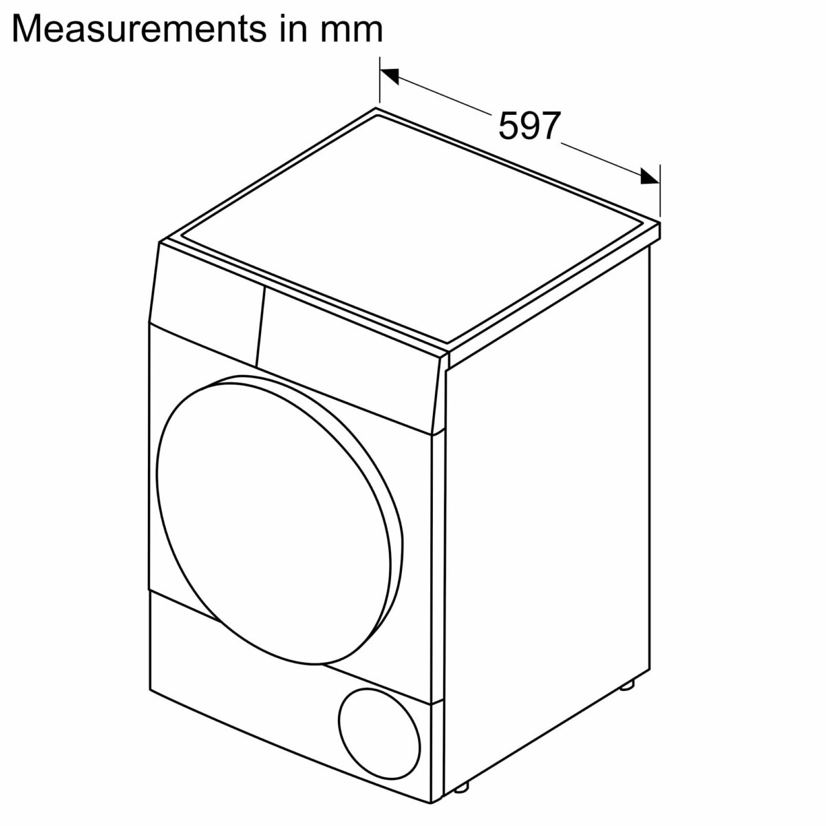 Bosch WTH85223GB Heat Pump Dryer, 8kg, A++ Energy Rating (New)