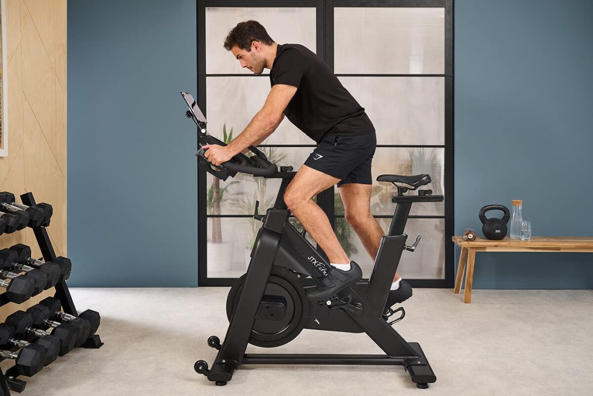 JTX Cyclo Studio V5: Bluetooth Exercise Bike, Magnetic Resistance, 135kg Capacity. (New)