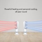 Dyson - Dyson AM09 Blade-less Hot or Cold Tower Fan White/Silver - 2 Year Warranty (New)