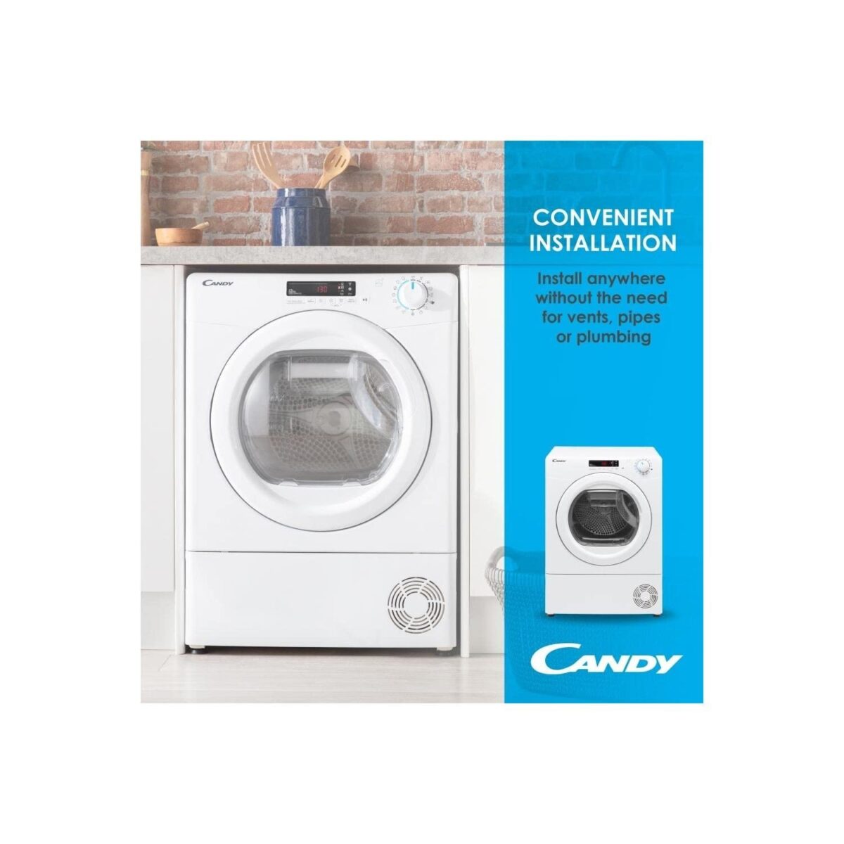 Candy Freestanding Tumble Dryer - White (New)