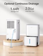 GoveeLife Smart Dehumidifier, 4,500 Sq.Ft, 50-109 Pint, WiFi, H7151. (New)