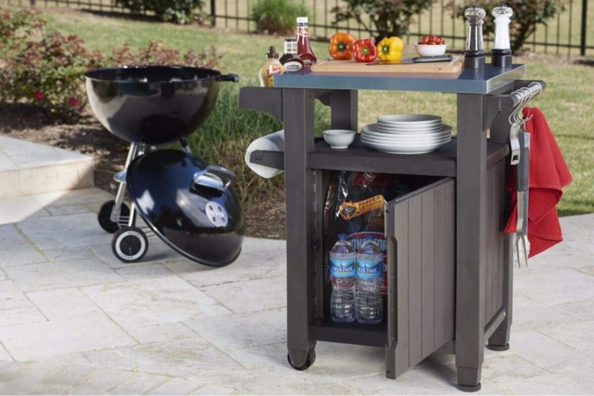 Keter BBQ Side Table Pequeño brown (New)