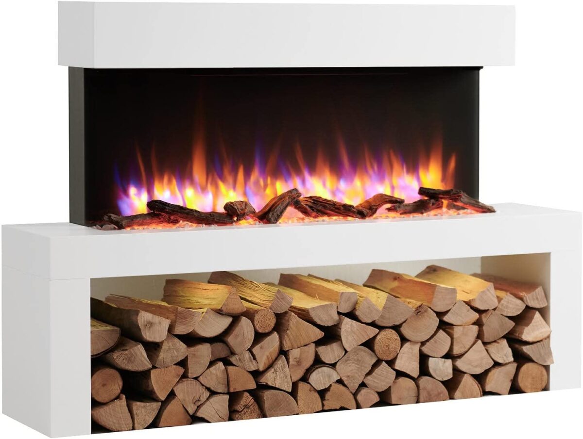 Endeavour Fires Wykeham Electric Fireplace Suite: 120cm, 7-Day Remote (New)