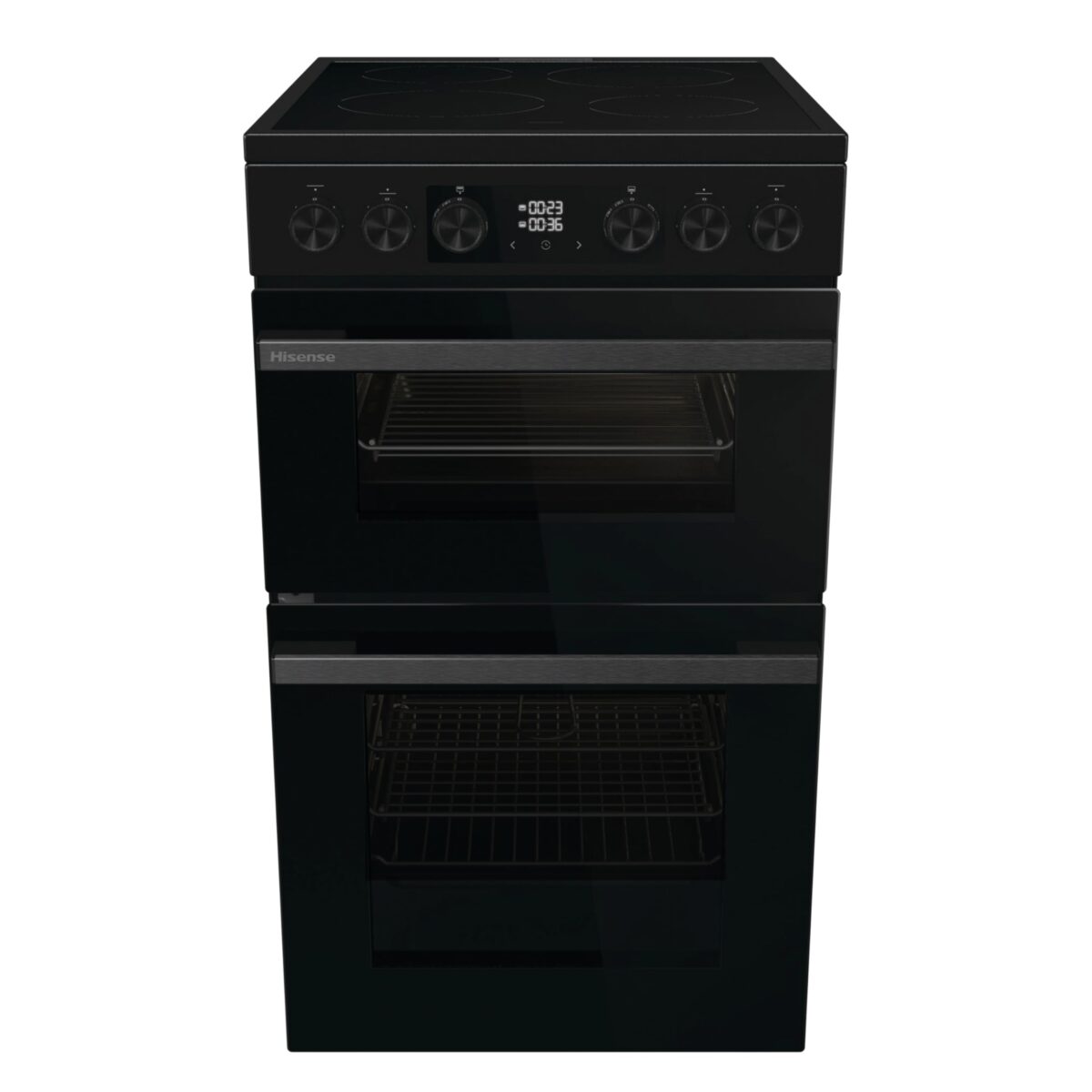 Hisense HDCEC5C10B Freestanding Electric Cooker, Double Oven, A Rated (New)