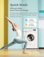 Comfee CFE10EW60/W Washing Machine, 6KG, 90℃ Heat Wash, Ultra Slim, White (New)