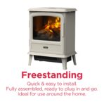 Dimplex Evandale Optimyst Electric Stove, Pebble Grey, 2kW (New)