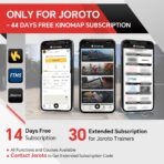 JOROTO Foldable Treadmill: 2.5HP, 265Lbs Capacity, Bluetooth, 9 Programs. (New)