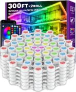 FBZ 300FT Outdoor RGB Lights: IP67 Waterproof, Smart App, Music Sync (New)