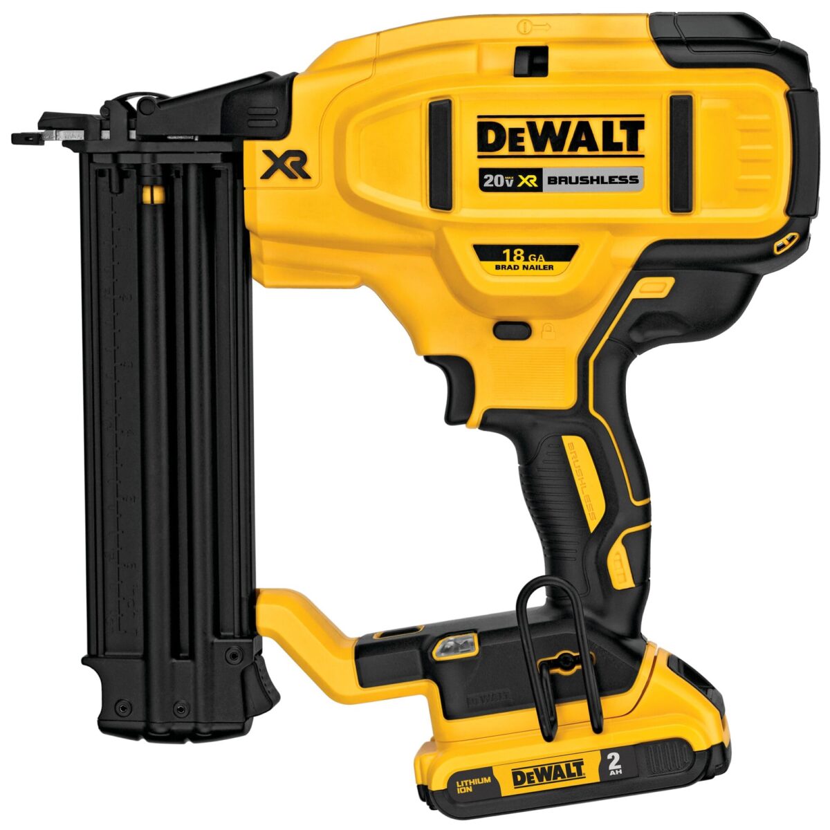 DEWALT 20V MAX* Cordless Brad Nailer Kit, 18GA (DCN680D1) (New)