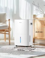 GoveeLife Smart Dehumidifier, 4,500 Sq.Ft, 50-109 Pint, WiFi, H7151. (New)