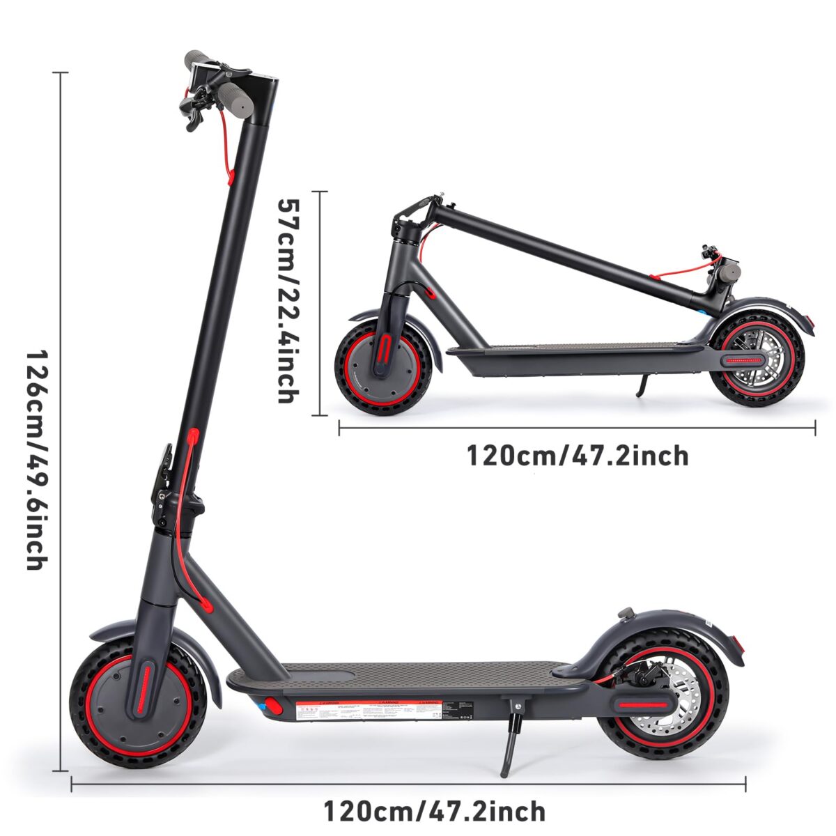 Kedaung Electric Scooter: Folding, Double Braking, 8.5" Tires, for Adults (New)