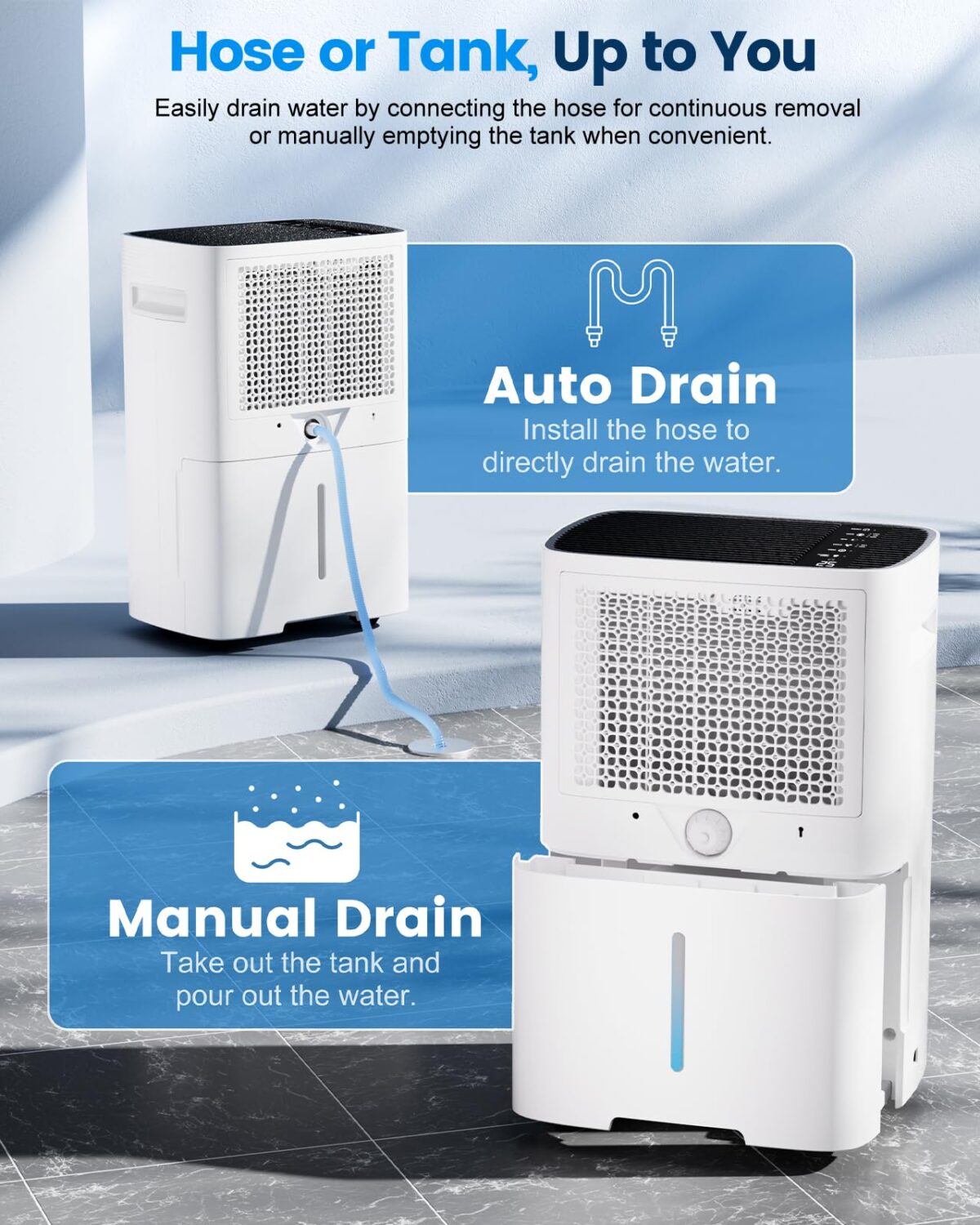 20L/Day Dehumidifier for Home with Digital Display & Timer (New)