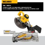 DEWALT Miter Saw, Single Bevel, Compound, 10-Inch, 15-Amp (DWS713) (New)