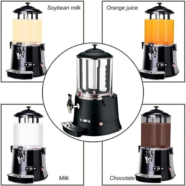 10L Hot Chocolate Dispenser, 110V, Electric Beverage Maker, 30-90℃ Tempering (New)