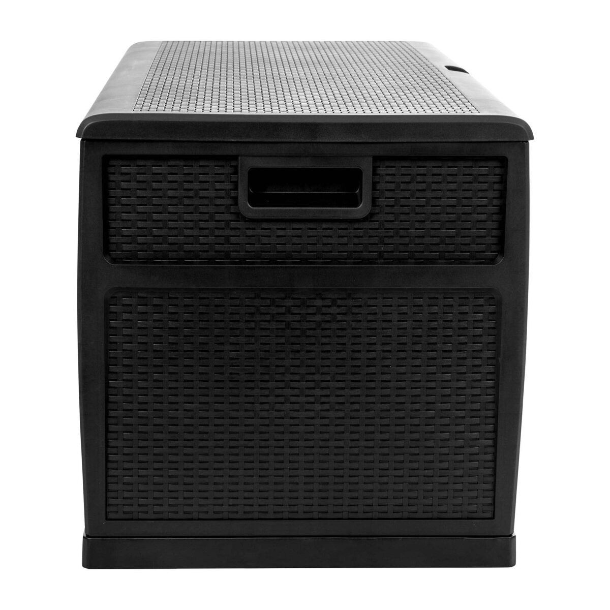 Flash Furniture 120 Gallon Plastic Deck Box: All-Weather Storage for Patio (New)