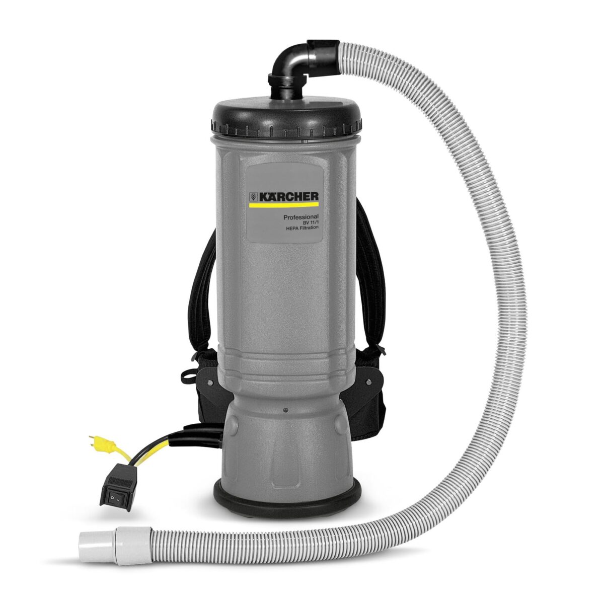 Kärcher BV 11/1 Commercial Backpack Vacuum: HEPA, Battery-Powered, 112 CFM. (New)