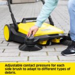 Kärcher S 6 Twin Floor Sweeper: 33.9" Width, 10 Gallon Capacity, 32,300 Sq Ft/Hour. (New)