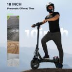 iScooter GT1 Electric Scooter: 45KM Range, 10" Off-road Tires, 4 Speed Modes (New)