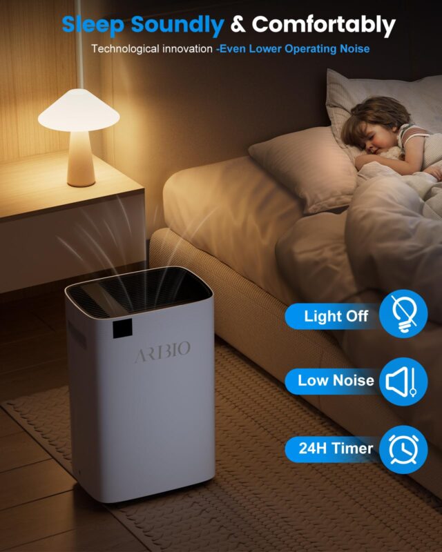 20L/Day Dehumidifier for Home with Digital Display & Timer (New)