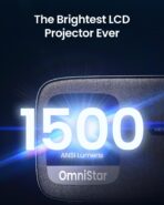 CASIRIS OmniStar L80 4K Projector, 1500 ANSI, WiFi, Bluetooth, 200" Display (New)