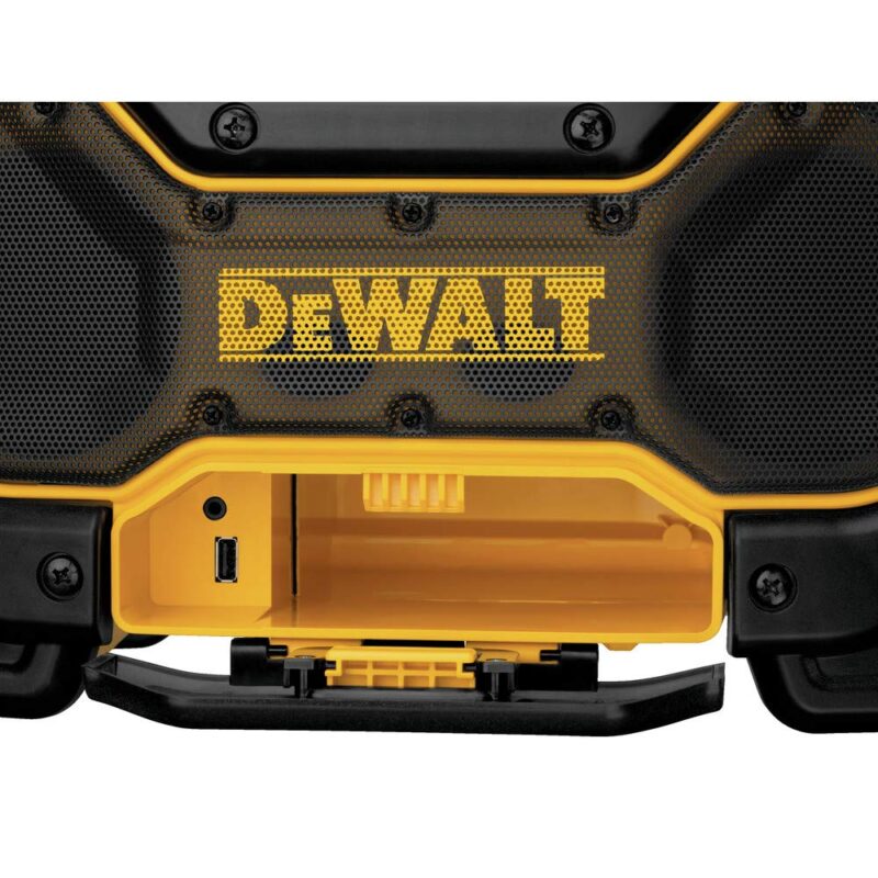 DEWALT 20V MAX Bluetooth Radio, 100 ft Range, Portable for Jobsites (DCR025) (New)