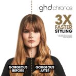 ghd Chronos Professional Styler, White, One Stroke, 3X Breakage Protection. (New)