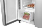 Cookology CSBS460IX 460L American Side-by-Side Fridge Freezer, Frost Free, Inox (New)