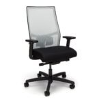 HON Ignition 2.0 Ergonomic Office Chair, Mesh Back, Lumbar Support, Grey (New)