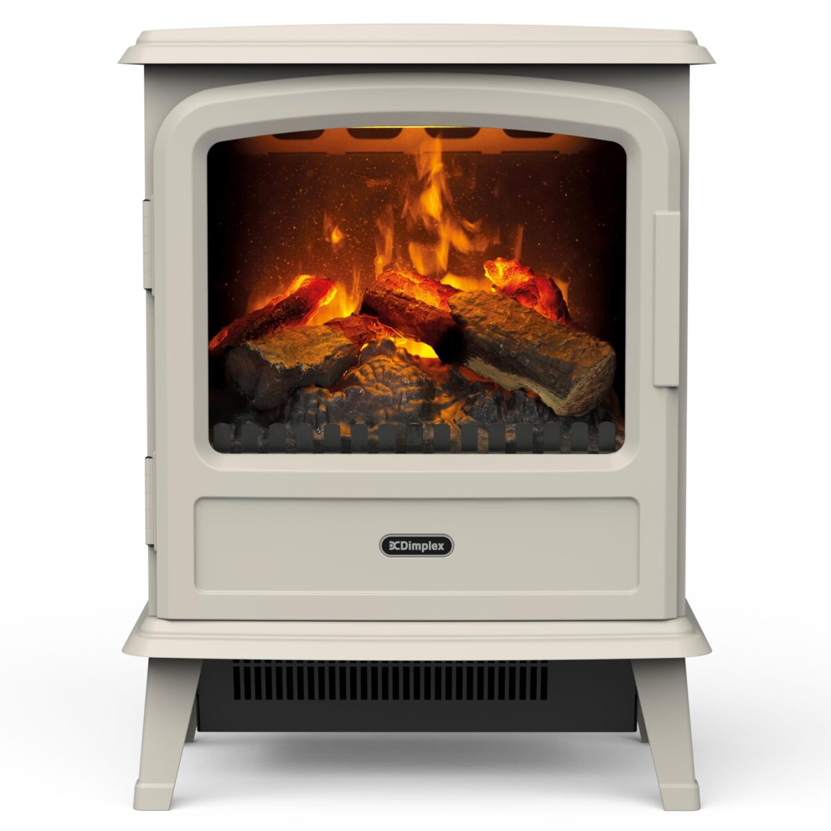 Dimplex Evandale Optimyst Electric Stove, Pebble Grey, 2kW (New)