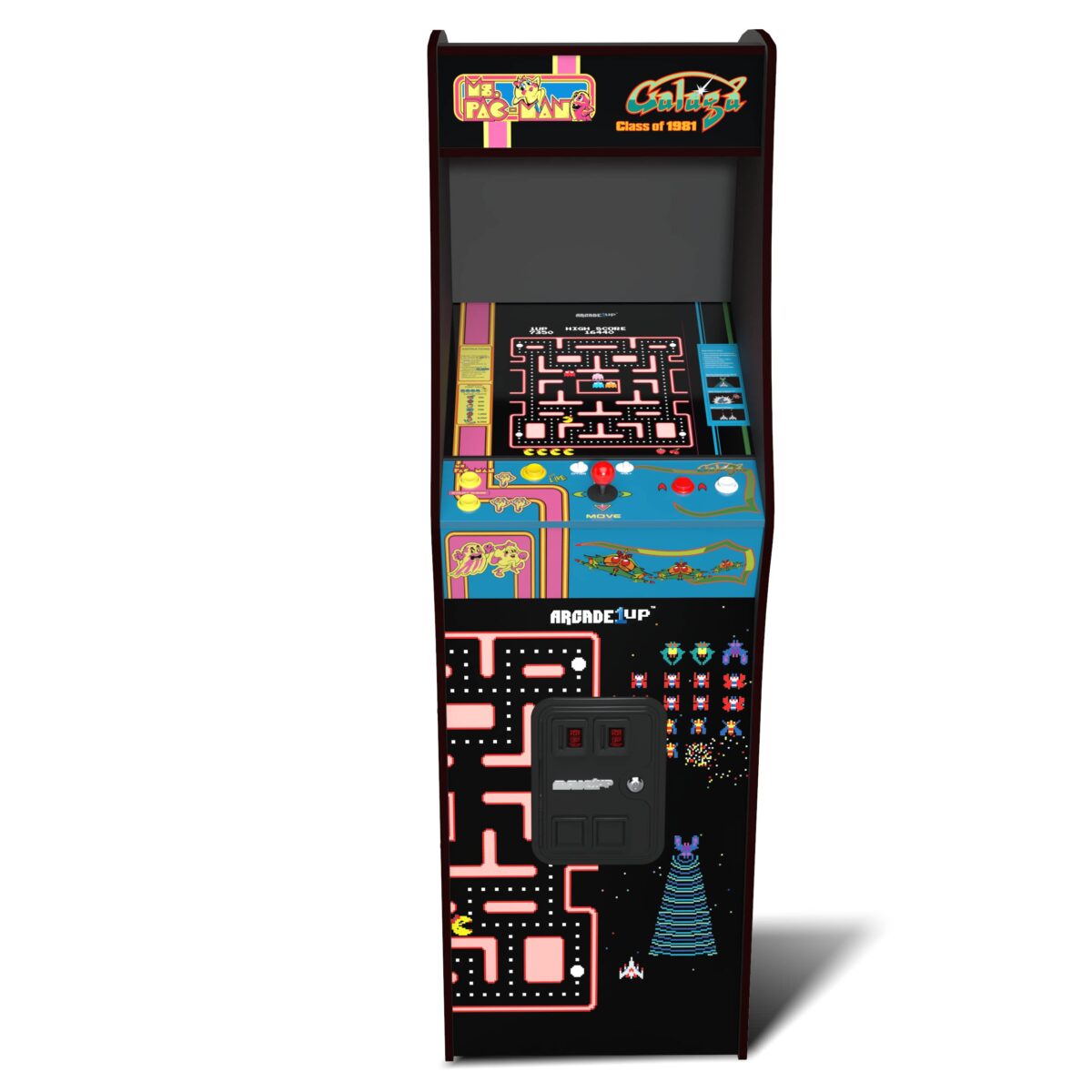 ARCADE1UP Class of 81’ Deluxe Arcade Machine for Home - 5 Feet Tall - 12 Classic Games (New)