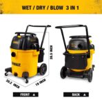 DEWALT 16 Gallon Poly Wet/Dry Vac 6.5HP for Jobsite/Workshop (New)